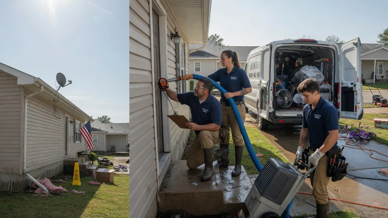 Ceiling Water Damage Restoration in Pierceton, IN near me